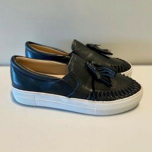 J Slides Aztec Slip On Sneaker Shoes Black 8